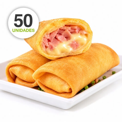 Arrollado Jamon Queso Buffet - 1 Bolsa de 2 Kg. (50 Unds.)